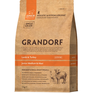 Croquette chien Grandorf Agneau et dinde – Junior