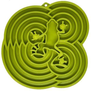 Tapis à lécher Water Frog Design Etray Green