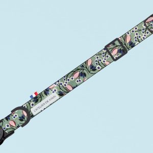 Collier personnalisé pour chat fleurs